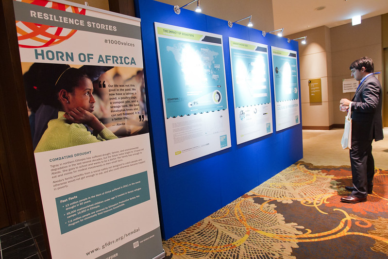 Resilience Stories exhibition panels and knowledge products