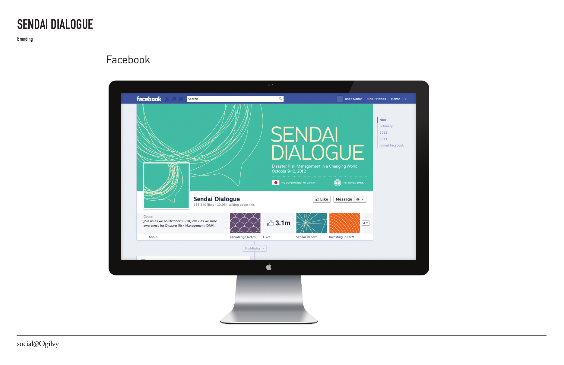 Event Facebook presence